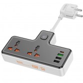 МЗП Hoco AC12A Reise (PD30W/1C3A) +Socket Black МЗП Hoco AC12A Reise (PD30W/1C3A) +Socket Black