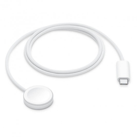 БЗП Magnetic Fast Charger to USB-C Cable for Apple Watch (AAA) (box) White - зображення 3 