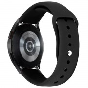 Силіконовий ремінець Sport для Smart Watch 22mm Чорний / Black