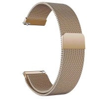 Ремінець Milanese Loop для Smart Watch 22mm Retro Gold