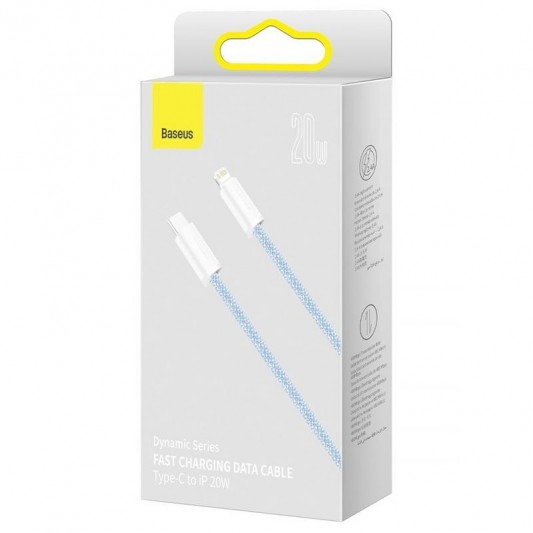 Дата кабель Baseus Dynamic Series Type-C to Lightning 20W (1m) (CALD000002) Blue - зображення 3 
