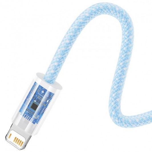 Дата кабель Baseus Dynamic Series USB to Lightning 2.4A (1m) (CALD000402) Blue - зображення 3 