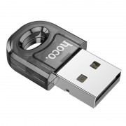 Bluetooth адаптер Hoco UA28 USB Transparent black