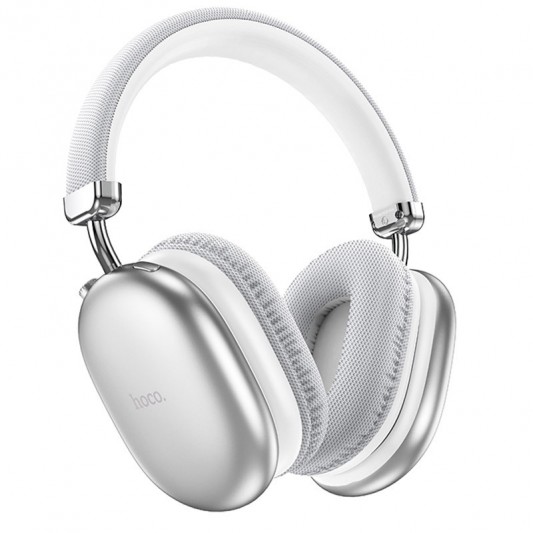 Накладні бездротові навушники Hoco W35 Max Joy Silver - зображення 1 