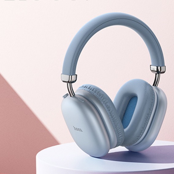 Накладні бездротові навушники Hoco W35 Max Joy Sky Blue