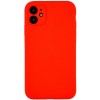 Чохол Silicone Case Full Camera Protective (AA) NO LOGO для Apple iPhone 12 (6.1") Червоний / Red