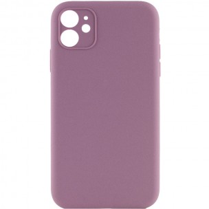 Чохол Silicone Case Full Camera Protective (AA) NO LOGO для Apple iPhone 12 (6.1") Ліловий / Lilac Pride Чохол Silicone Case Full Camera Protective (AA) NO LOGO для Apple iPhone 12 (6.1") Ліловий / Lilac Pride