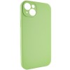 Чехол Silicone Case Full Camera Protective (AA) NO LOGO для Apple iPhone 14 (6.1") Мятный / Mint
