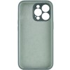 Чохол Silicone Case Full Camera Protective (AA) NO LOGO для Apple iPhone 14 Pro Max (6.7") Зелений / Pine green