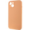 Чохол Silicone Case Full Camera Protective (AA) NO LOGO для Apple iPhone 15 (6.1") Помаранчевий / Cantaloupe
