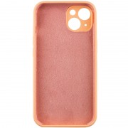 Чохол Silicone Case Full Camera Protective (AA) NO LOGO для Apple iPhone 15 (6.1") Помаранчевий / Cantaloupe