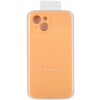 Чохол Silicone Case Full Camera Protective (AA) NO LOGO для Apple iPhone 15 (6.1") Помаранчевий / Cantaloupe