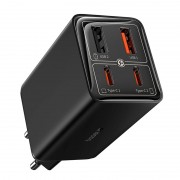 МЗП Baseus GaN6 Pro OS 65W (2USB-A/2C) + кабель Type-C to Type-C (P10162701) Black