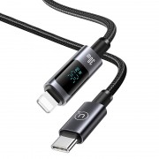 Дата кабель USAMS US-SJ672 Digital Display Sufeng Ser. Type-C to Lightning 30W (1.2m) Tarnish