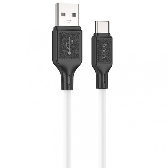 Дата кабеля Hoco X90 Cool silicone USB to Type-C (1m) White