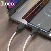 Дата кабель Hoco X90 Cool silicone USB to Type-C (1m) White