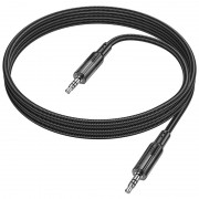 Аудіо кабель Aux Hoco UPA27 Spirit transparent (1.2m) Black