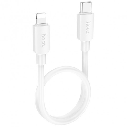 Дата кабель Hoco X96 Hyper Type-C to Lightning 20W (0.25m) White
