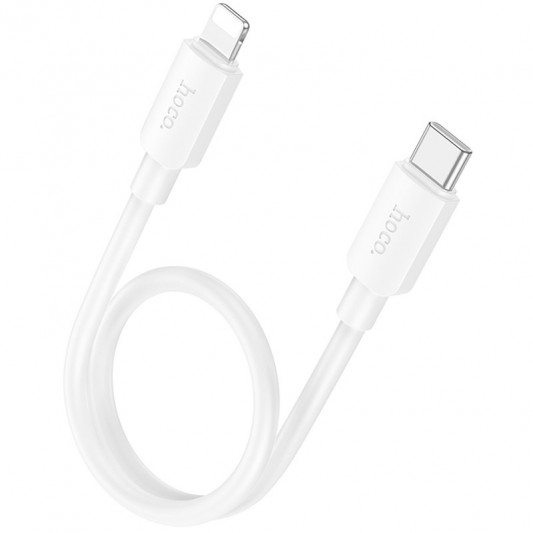 Дата кабель Hoco X96 Hyper Type-C to Lightning 20W (0.25m) White - зображення 1 