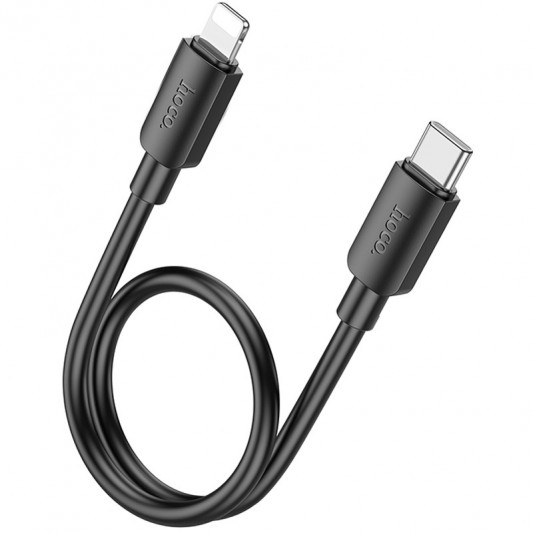 Дата кабель Hoco X96 Hyper Type-C to Lightning 20W (0.25m) Black - зображення 1 