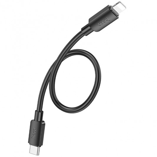 Дата кабель Hoco X96 Hyper Type-C to Lightning 20W (0.25m) Black - зображення 2 