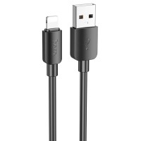 Дата кабель Hoco X96 Hyper USB to Lightning 12W (0.25m) Black