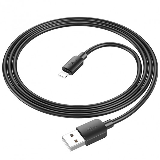 Дата кабель Hoco X96 Hyper USB to Lightning 12W (0.25m) Black - зображення 3 