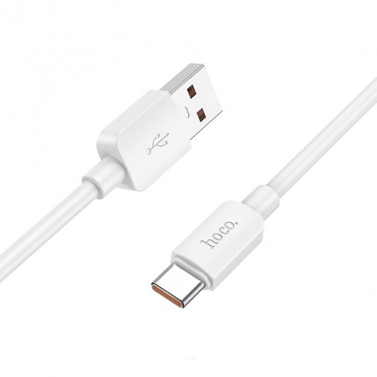 Дата кабель Hoco X96 Hyper USB to Type-C 100W (0.25m) White - зображення 1 