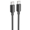 Дата кабель Hoco X96 Hyper Type-C to Type-C 100W (1m) Black