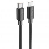 Дата кабель Hoco X96 Hyper Type-C to Type-C 100W (1m) Black Дата кабель Hoco X96 Hyper Type-C to Type-C 100W (1m) Black
