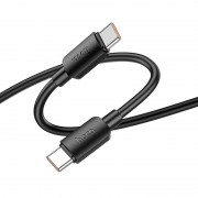 Дата кабель Hoco X96 Hyper Type-C to Type-C 100W (1m) Black