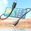 Дата кабель Hoco X96 Hyper Type-C to Type-C 100W (1m) Black