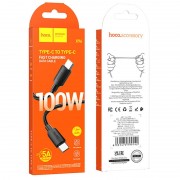 Дата кабель Hoco X96 Hyper Type-C to Type-C 100W (1m) Black