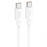 Дата кабель Hoco X96 Hyper Type-C to Type-C 100W (1m) White