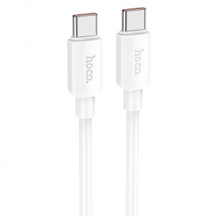 Дата кабель Hoco X96 Hyper Type-C to Type-C 100W (1m) White