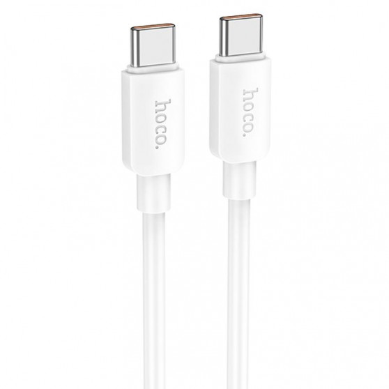 Дата кабель Hoco X96 Hyper Type-C to Type-C 100W (1m) White