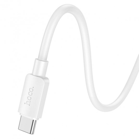 Дата кабель Hoco X96 Hyper Type-C to Type-C 100W (1m) White - зображення 2 