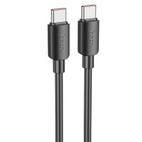 Дата кабеля Hoco X96 Hyper Type-C to Type-C 60W (1m) Black