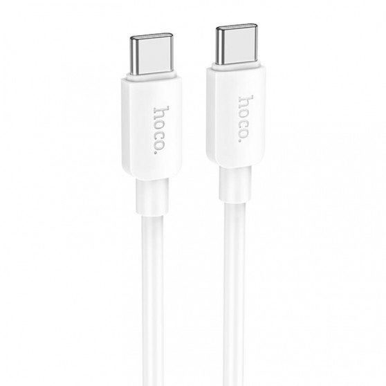 Дата кабель Hoco X96 Hyper Type-C to Type-C 60W (1m) White