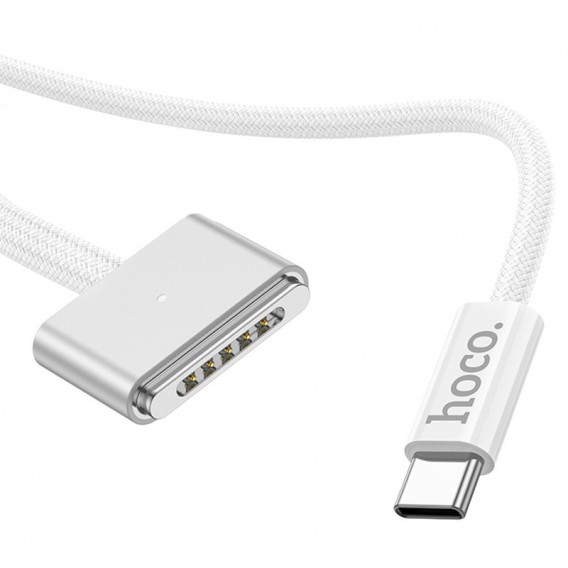 Кабель Hoco X103 magnetic Type-C to MagSafe 3 140W (2m) White