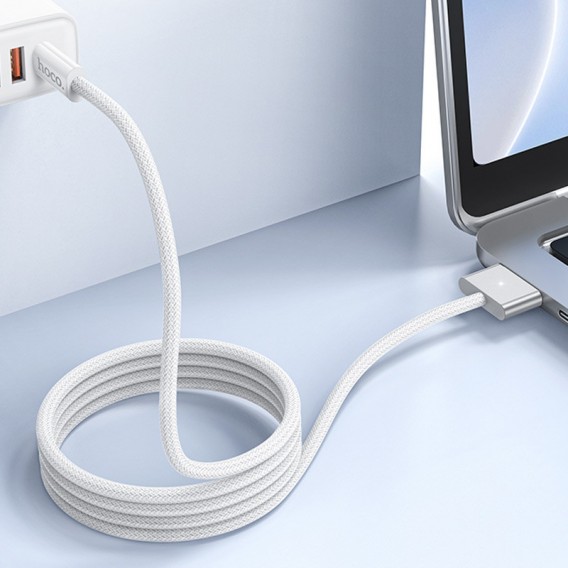 Кабель Hoco X103 magnetic Type-C to MagSafe 3 140W (2m) White