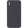 Чохол Silicone Case Square Full Camera Protective (AA) NOLOGO для Apple iPhone X / XS (5.8") Сірий / Dark Gray