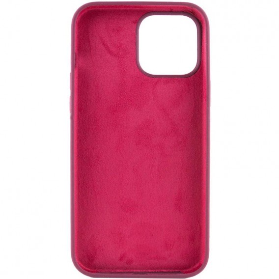 Чохол Silicone Case Full Protective (AA) NO LOGO для Apple iPhone 13 Pro (6.1") Бордовий / Plum