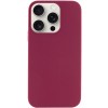 Чехол Silicone Case Full Protective (AA) NO LOGO для Apple iPhone 15 Pro (6.1") Бордовый / Maroon