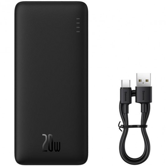 Портативний ЗП Baseus Airpow 20W 30000mAh (PPQD09010) Black - зображення 3 