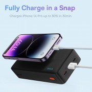 Портативний ЗП Baseus Airpow 20W 30000mAh (PPQD09010) Black