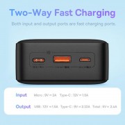 Портативний ЗП Baseus Airpow 20W 30000mAh (PPQD09010) Black