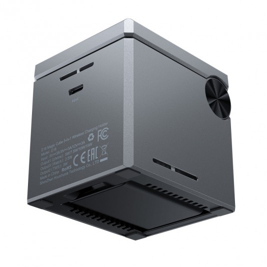БЗП Acefast E18 Rubik's Cube 3-in-1 Metal gray - зображення 2 