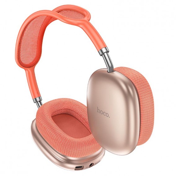 Накладні бездротові навушники Hoco W55 Pleasing Pink
