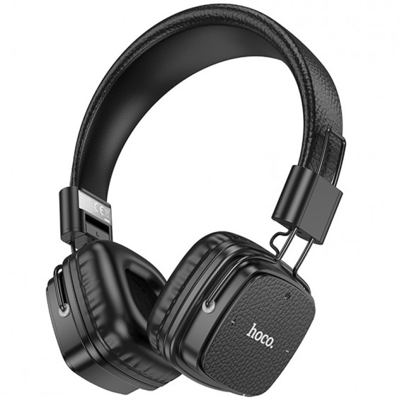 Накладні бездротові навушники Hoco W56 Earl Black
